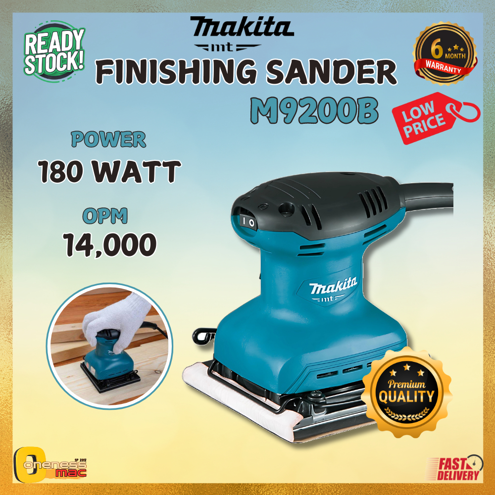 MAKITA FINISHING SANDER -180W - M9200B