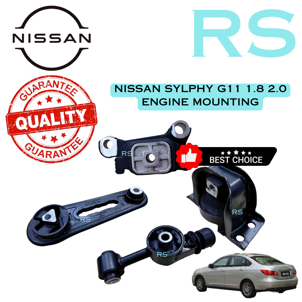 ชุดติดตั้งเครื่องยนต์ Nissan Sylphy G11 1.8 2.0 08Y