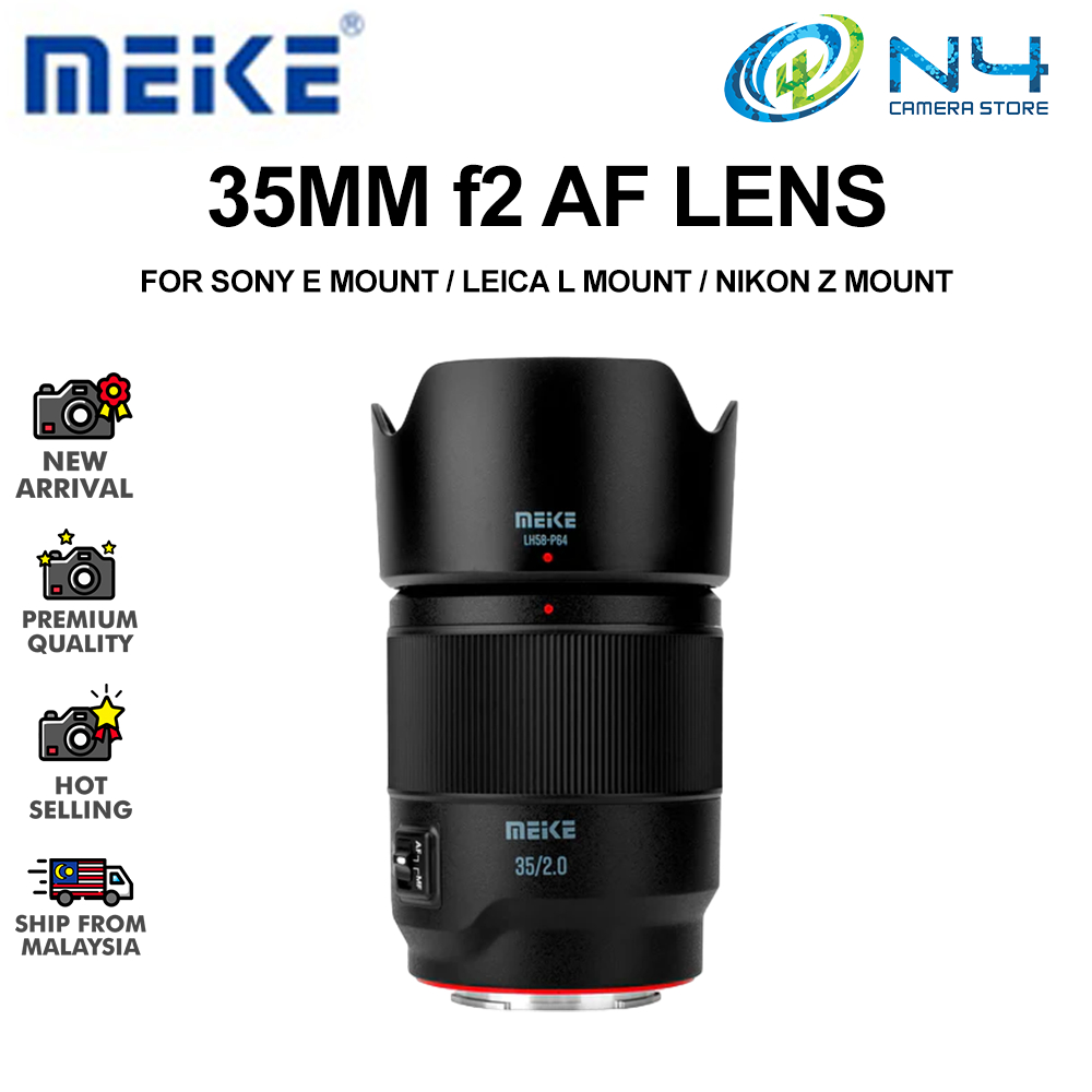 Meike AF 35 มม.F2.0 Full Frame Autofocus เลนส์สําหรับ Nikon Z-Mount / Sony E-Mount / Leica L-Mount