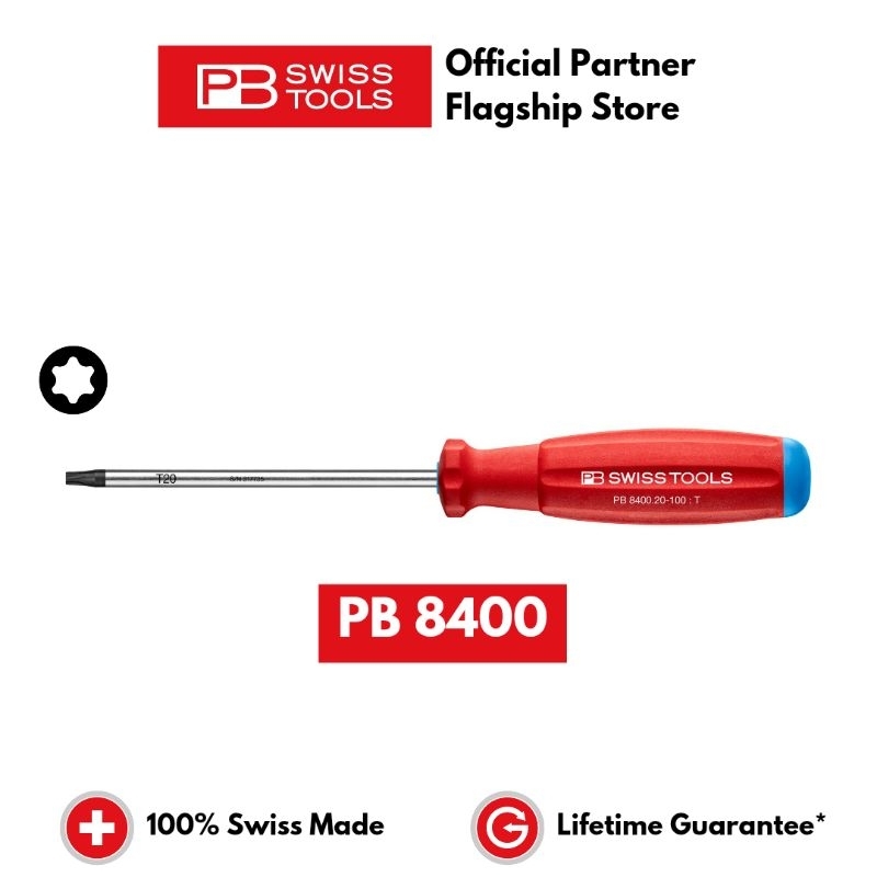 SwissGrip PB Swiss Tools ไขควงสําหรับ Torx Screw PB 8400