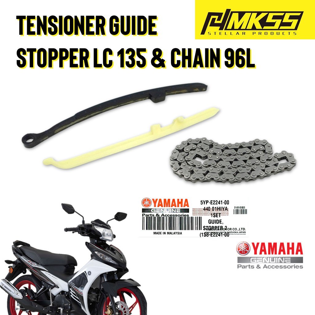 Yamaha LC135 FZ150 Y15ZR Y15 V2 V3 V4 V5 V6 V7 โซ่ไทม์มิ่ง 2x3 TENSIONER GUIDE SET96L