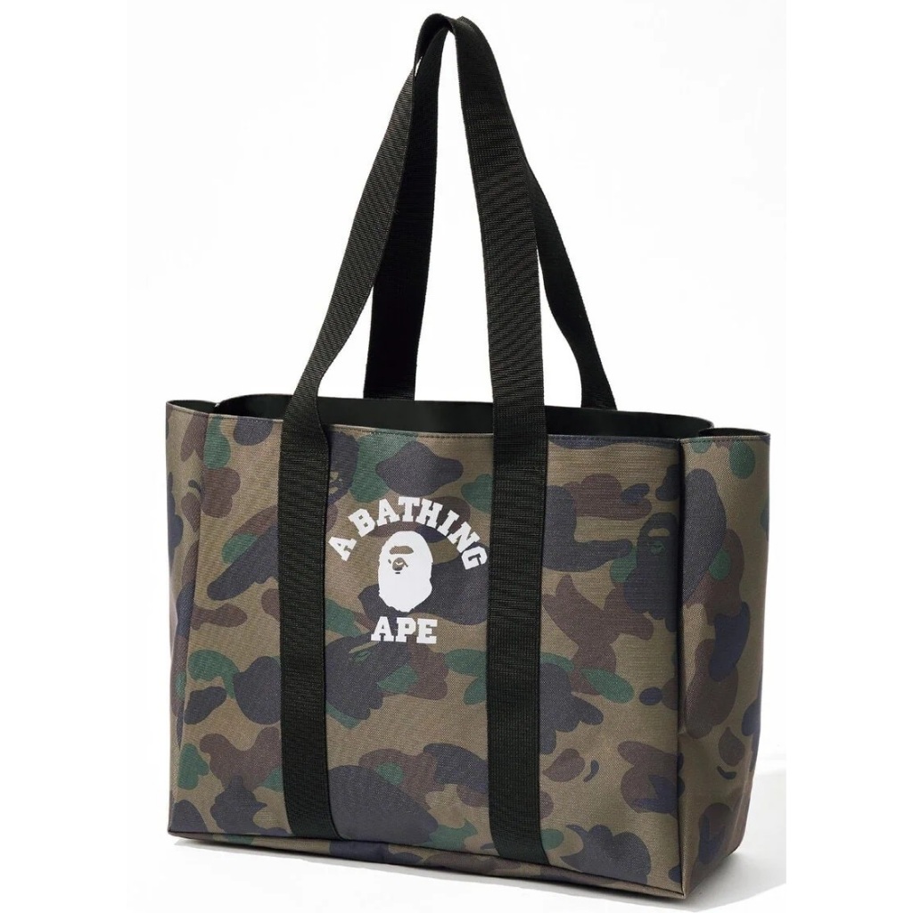 นิตยสารญี่ปุ่น BAPE A Bathing APE 2024 เวอร์ชัน Unisex Camo Tote Bag