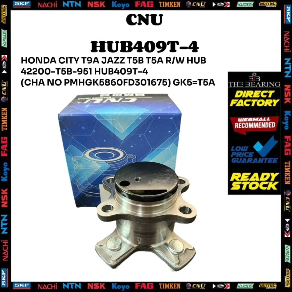 HONDA CITY T9A,JAZZ T5B,T5A REAR WHEEL HUB409T-4,HUB777