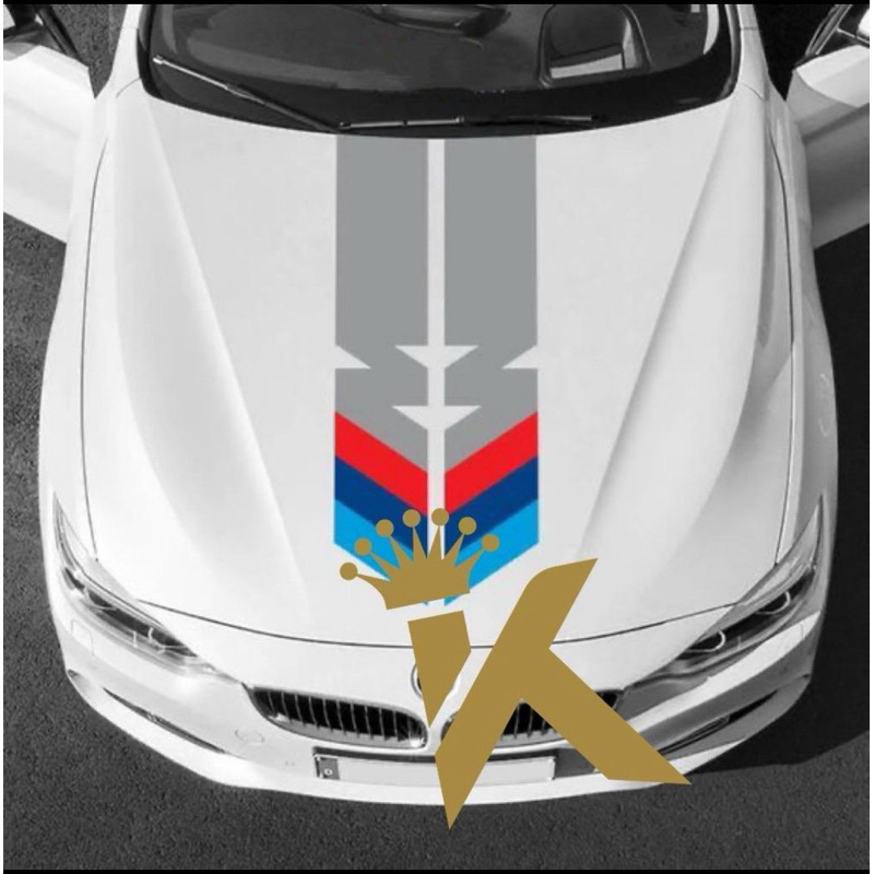 (Ready Stock) C007# BMW M Performance Vinyl Car Sticker