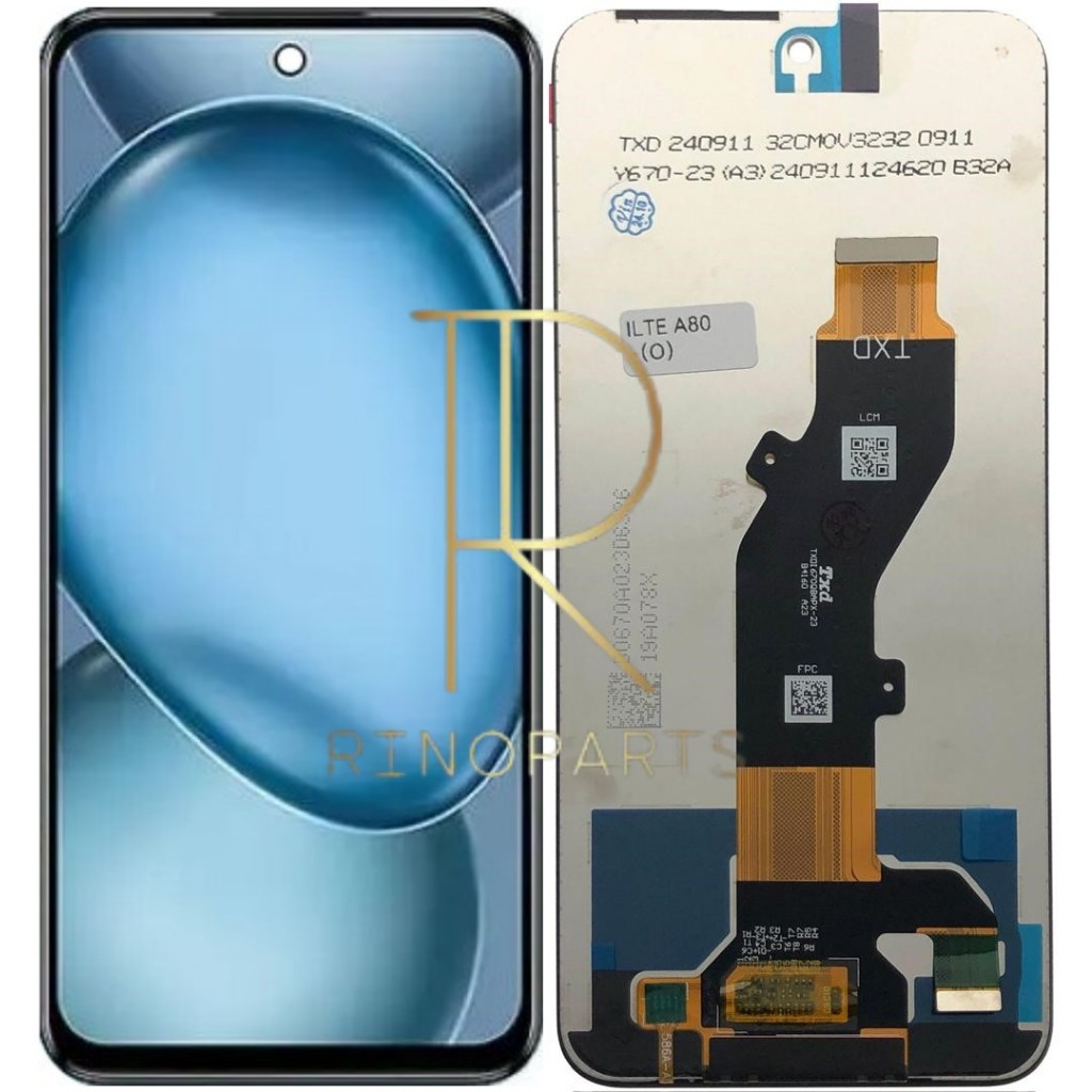LCD ITEL A80/P65/TECNO POP 9/SPARK GO 1 (KL4)/SPARK 30C (KL5N) จอแสดงผลพร้อมหน้าจอสัมผัส DIGITIZER F