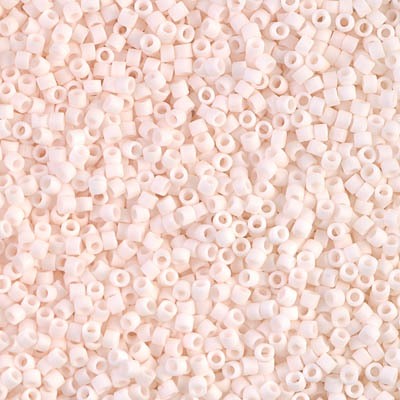 Miyuki 11/0 Delica Beads Matte Opaque Bisque White (DB1510)
