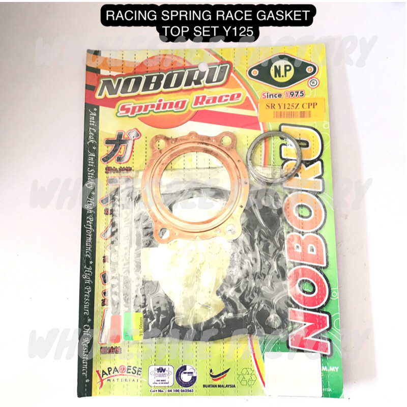 NOBORU SPRING RACE 3 IN 1 GASKET TOP SET COPPER YAMAHA Y125 Y125Z Y125ZR / RXZ
