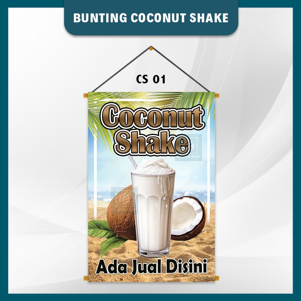 BUNTING UV COCONUT SHAKE 2X3 2X4 2X5 2X5 FAST &
