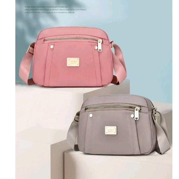 Beg Silang Wanita beg Bahu Wanita Nilon Sling bag ผู้หญิงกันน้ํา