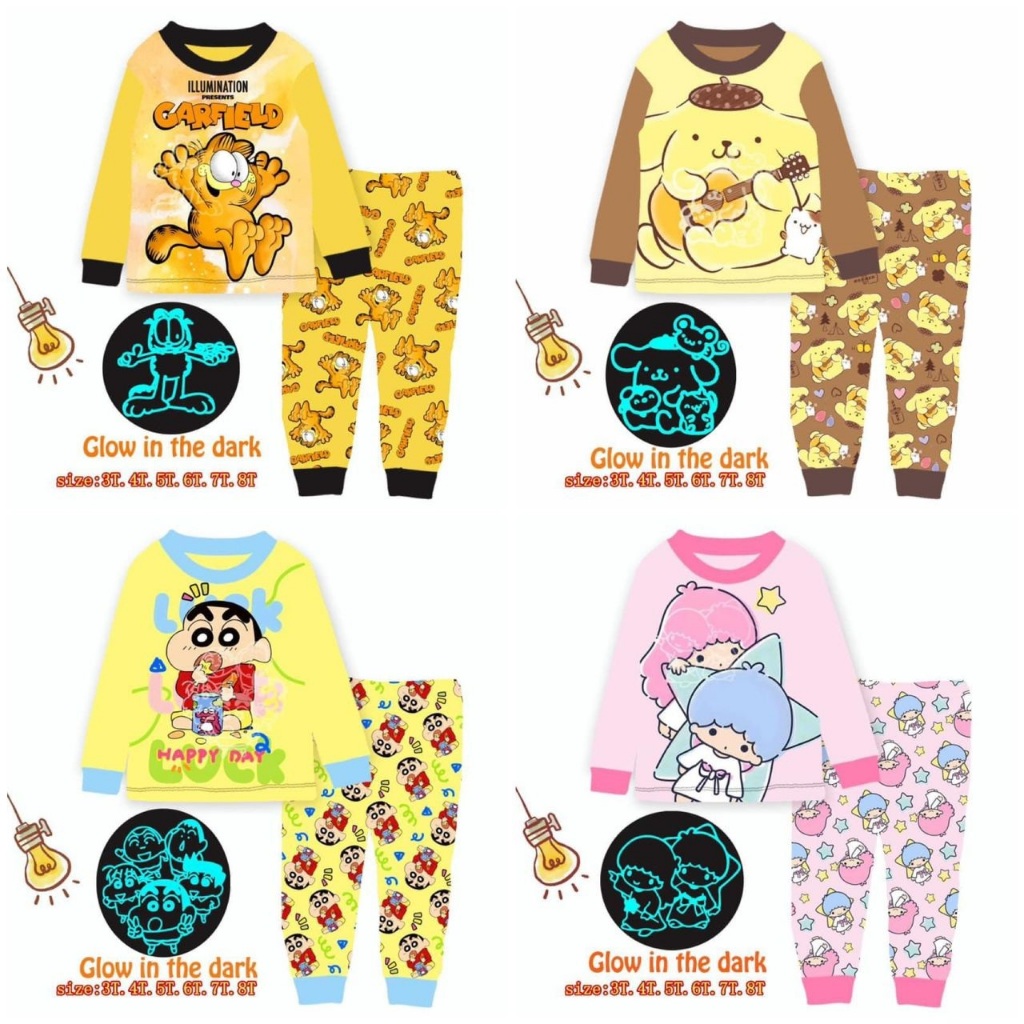 Cuddle ME SLEEPWEAR GARFIELD SINCHAN PMPOMPURIN TWINKLESTAR