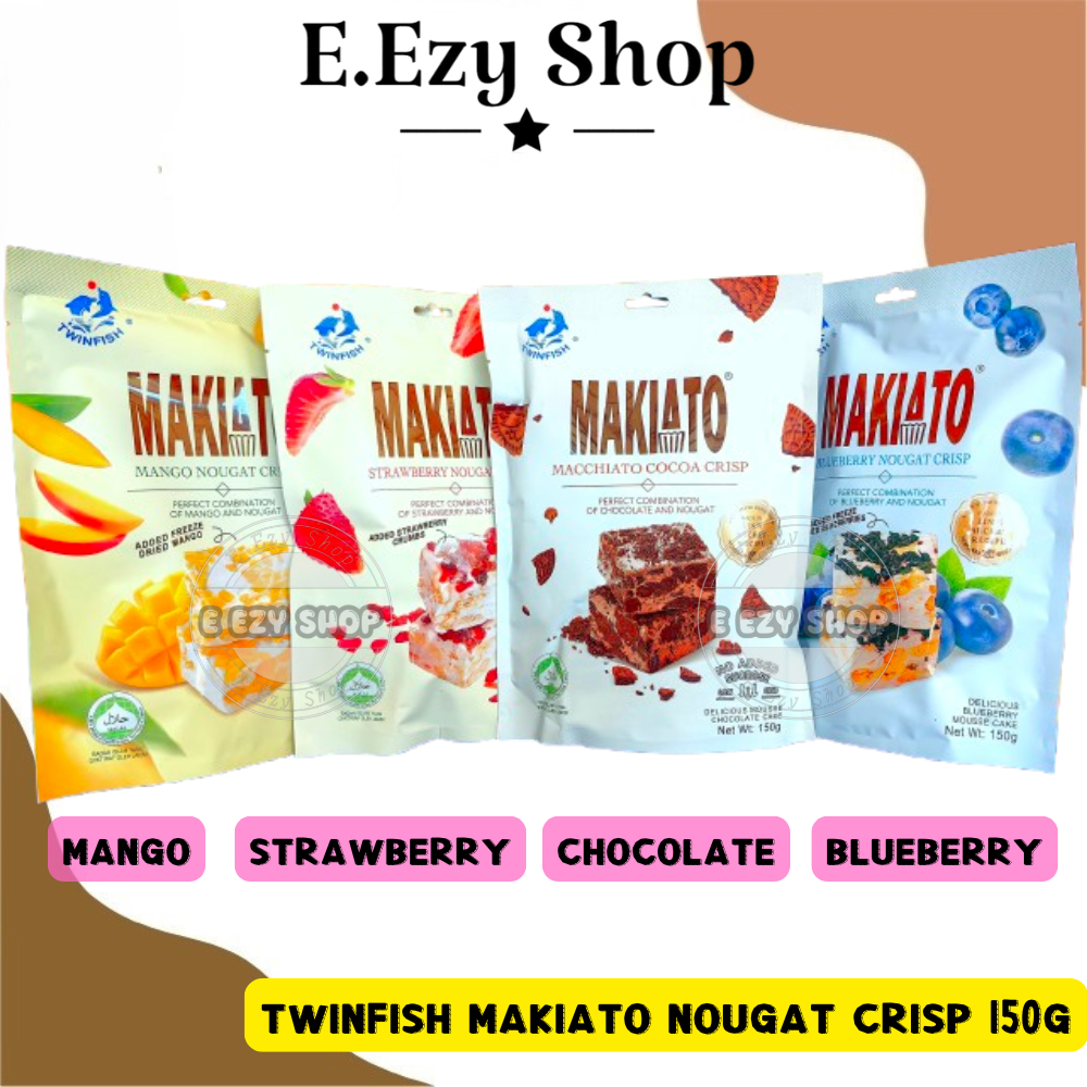 TWINFISH MAKIATO NOUGAT CRISP 150G