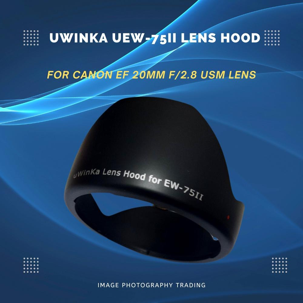 UEW-75II EW75II เลนส์ฮูดสําหรับ CANON EF 20mm f/2.8 USM