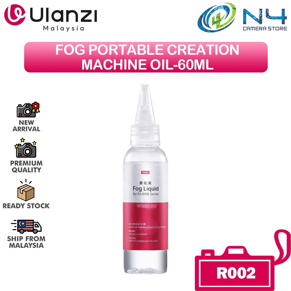 Ulanzi หมอกน้ําผลไม้หมอกแบบพกพา Creation Machine น้ํามัน 60ML R002 สําหรับ FM01 FILMOG Ace แบบพกพาเครื่องหมอก