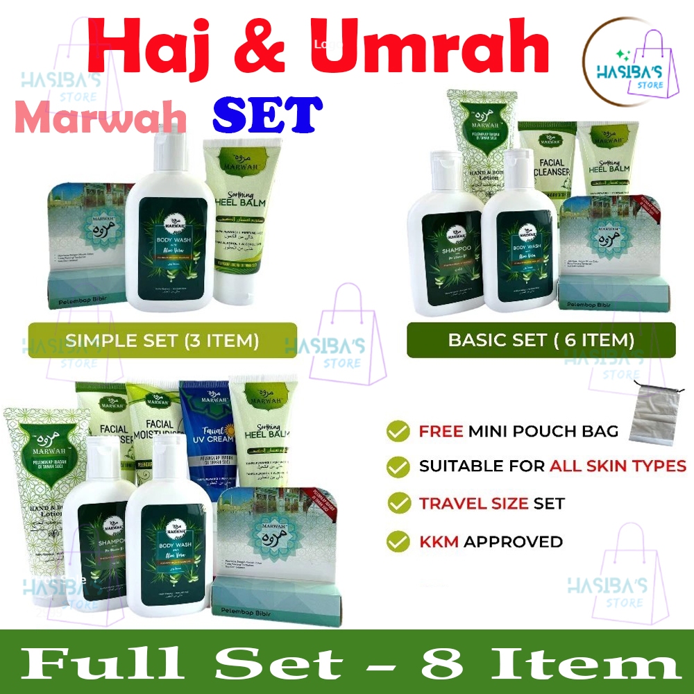 ชุดเครื่องสําอางครบชุด {HAJ & UMRAH} | ชุด Kosmetik Lengkap - HAJ & UMRAH