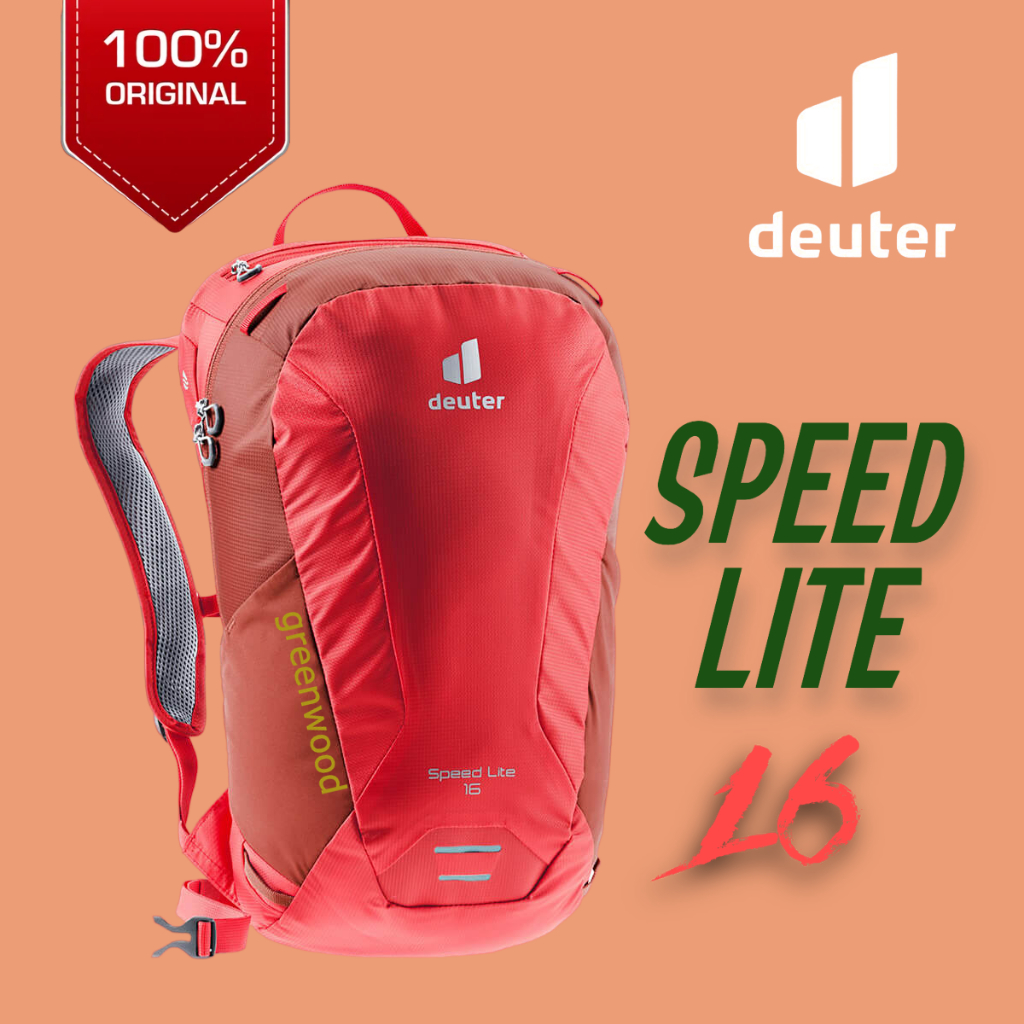 DEUTER Speed Lite 16 Hiking Backpack Original Deuter, 16L Volume, Unisex, Lightweight