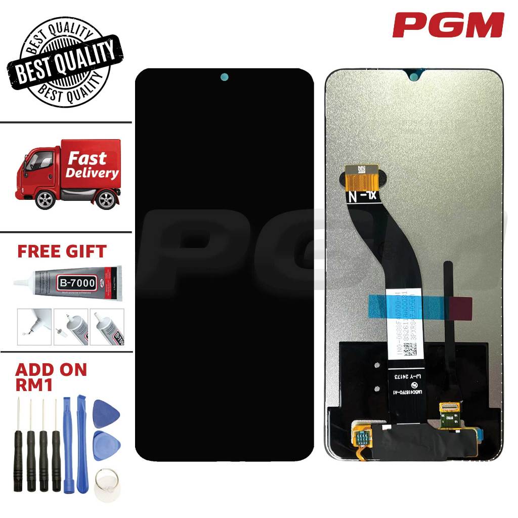 DIGITIZER หน้าจอสัมผัส LCD พร้อมสีแดง 14C / XMI POCO C71 โดย PREMIUM GADGETS MALL