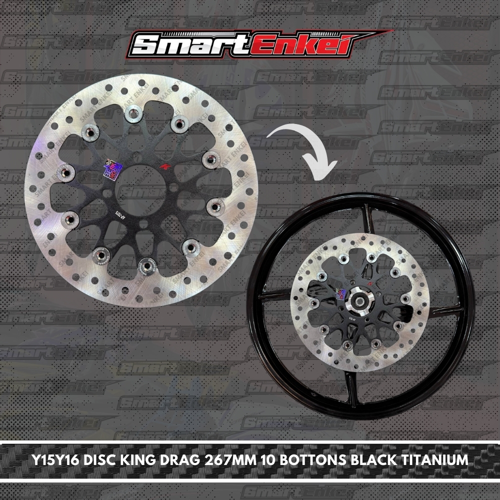 Y15/Y16 DISC KING DRAG 267MM 10 BOTTONS