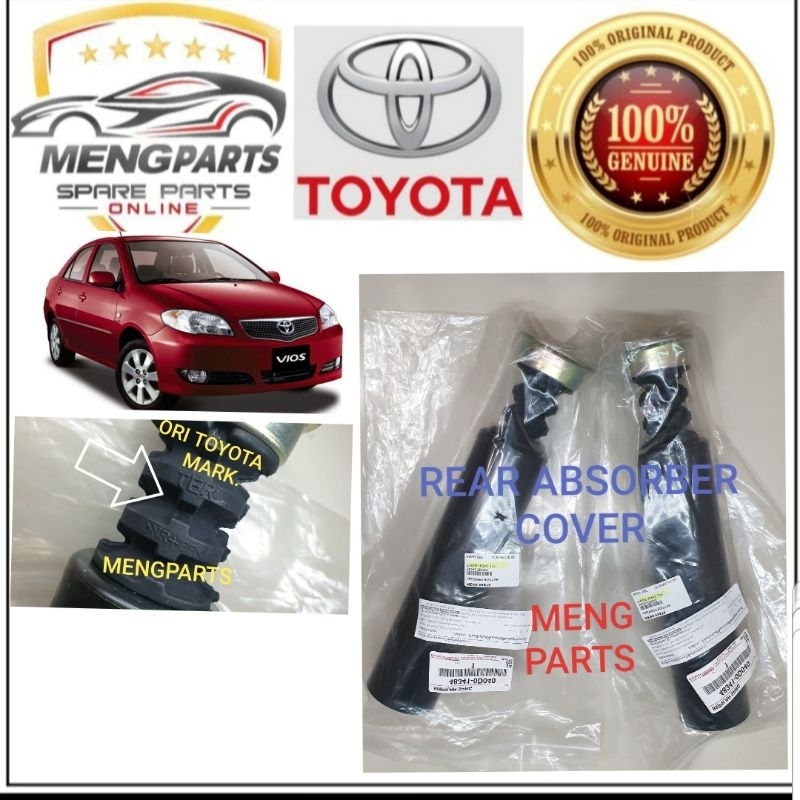 TOYOTA VIOS NCP42 REAR ABSORBER COVER ABSORBER BOOT 48341-0D040