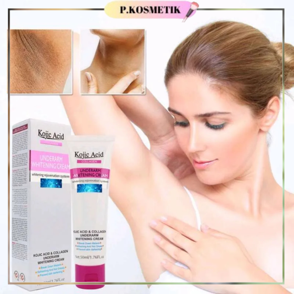 Guanjing KOJIC ACID COLLAGEN WHITENING UNDERARM CREAM 50ML