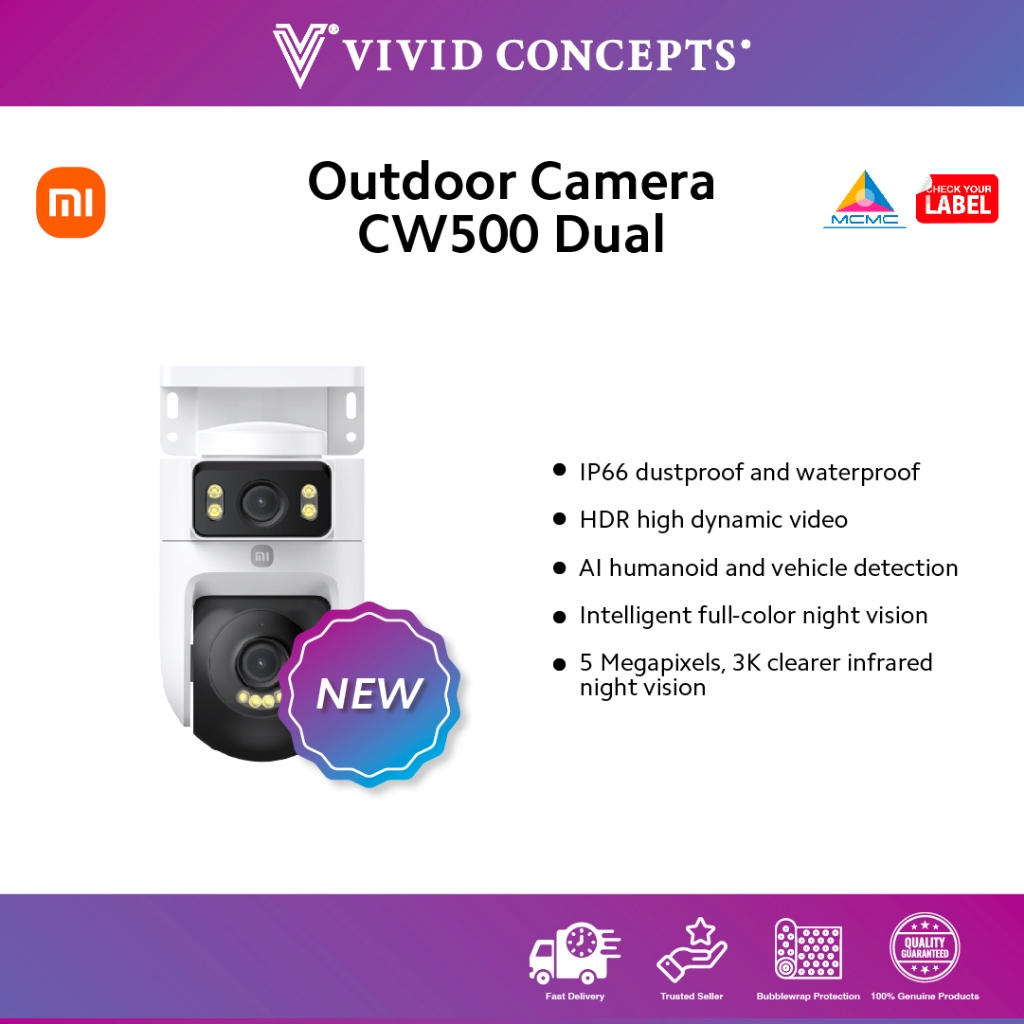 [New Arrival] Set Xiaomi CCTV CW500 Dual