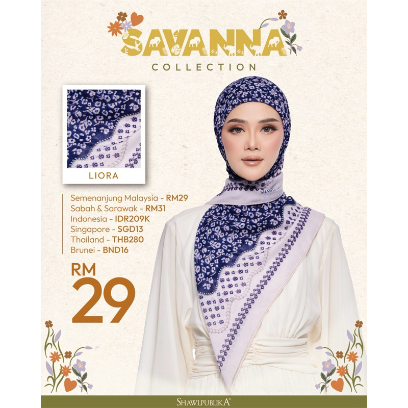 SHAWL PUBLIKA SCARVES SAVANNA SERIES