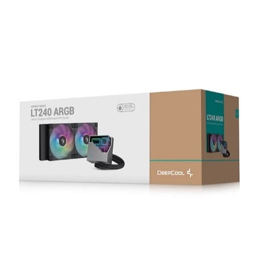 DEEPCOOL LT240 ARGB AIO Water Cooling (ดํา/ขาว)