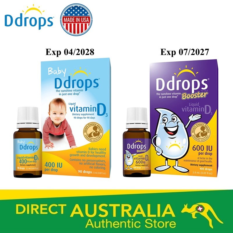 Baby Ddrops D3 400iu / Ddrops Booster D3 600iu