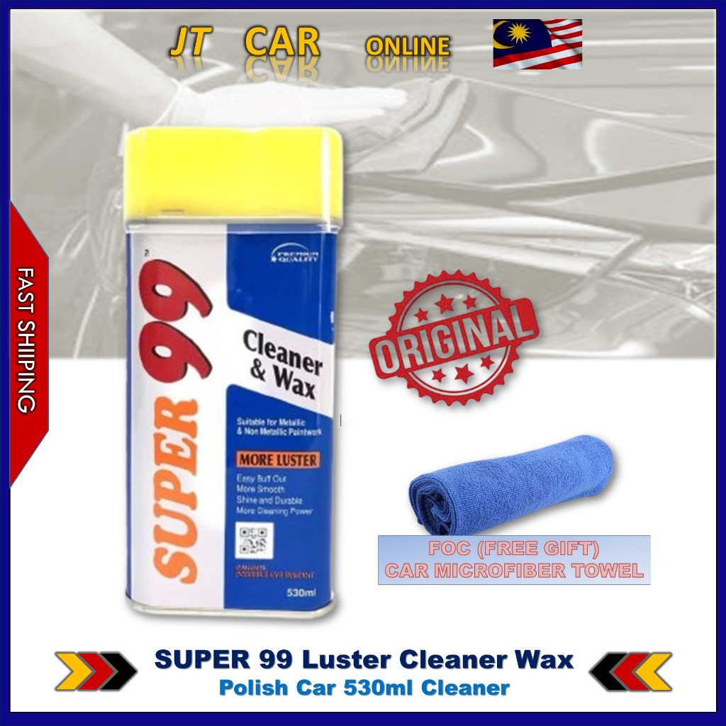 SUPER 99 Luster Cleaner Wax Polish Car 530ml น้ํายาทําความสะอาด