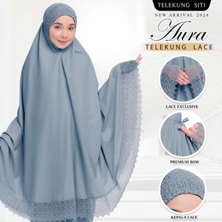 Telekung eksklusif Aura lace v2 by Telekung Roseena