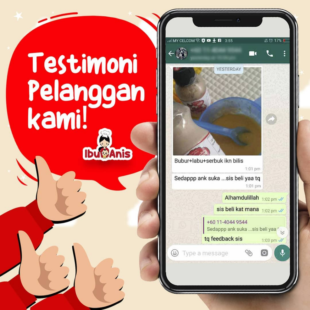 นาง Anis Baby Food Seasoning 2in1 Baby Seasoning Powder Chicken Anchovy Pumpkin Radish ผัก 2-in-1 (7