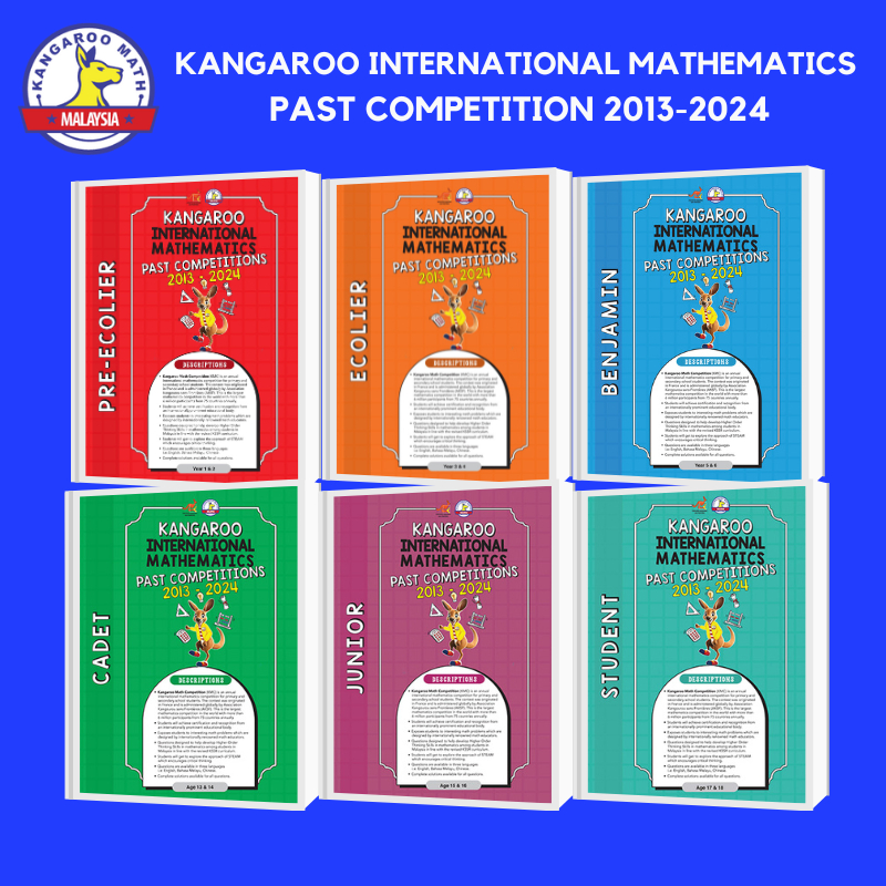 Kangaroo International Mathematics Past Competition (2013-2024) Solution Book (Eng-BM-Mandarin)