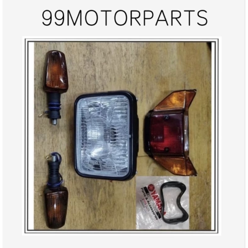 ไฟหน้าไฟท้าย Lampu Depan Lampu Belakang Full Lampu ชุดไฟหน้าครบชุด Yamaha RXZ 3XL MILI BOSH สัญญาณ