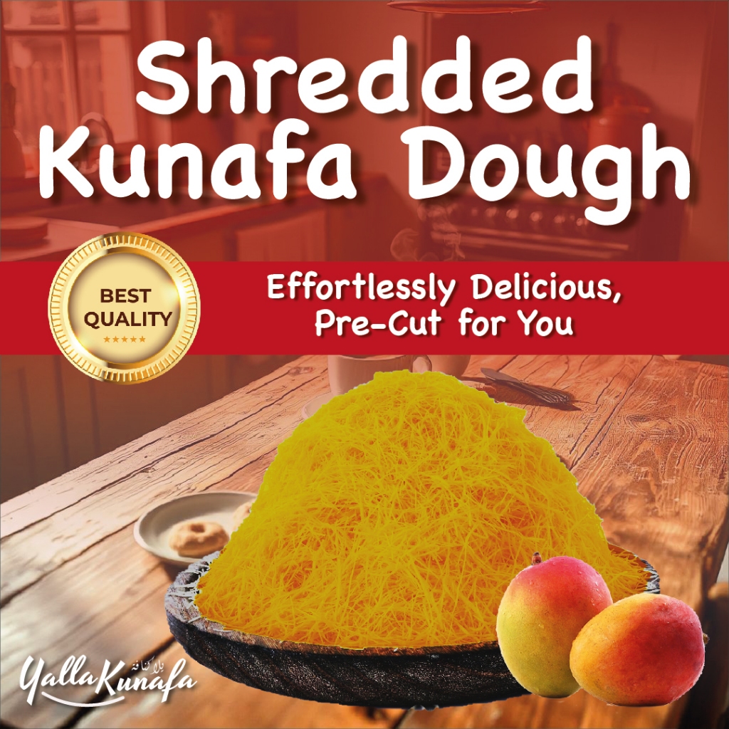 500g / 1 Kg Mango Shredded Kunafa Dough Delicious Taste by Yalla Kunafa