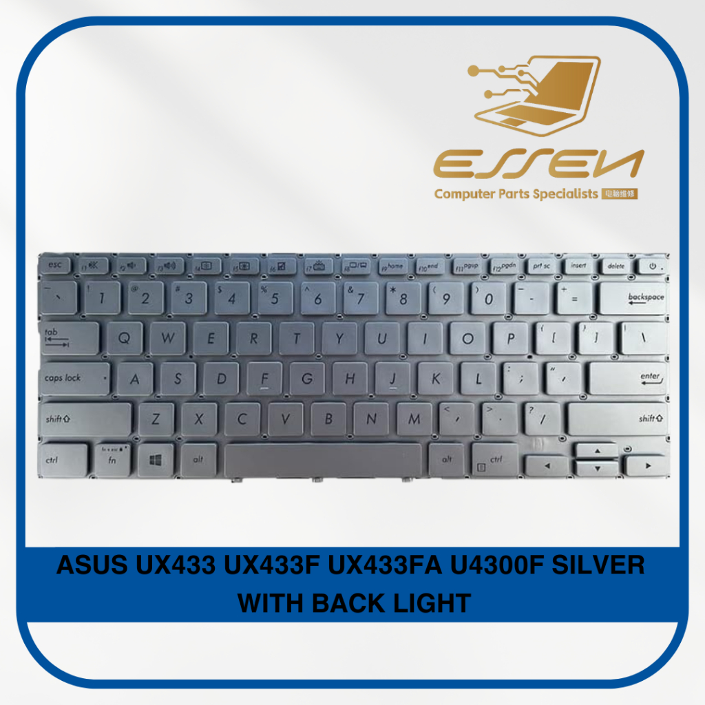 แป้นพิมพ์ทดแทนสําหรับ ASUS UX433 UX433F UX433FA U4300F พร้อมแบ็คไลท์