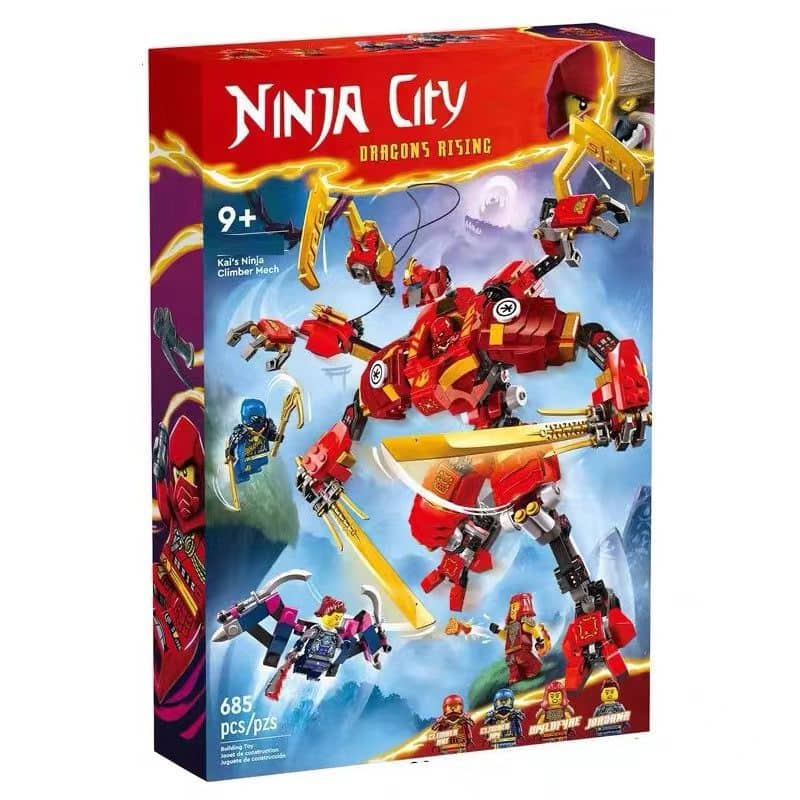 NINJACITY Kai’s Ninja Climber Mech 71812 | นินจาซิตี้ ไค หุ่นไต่กำแพง 71812