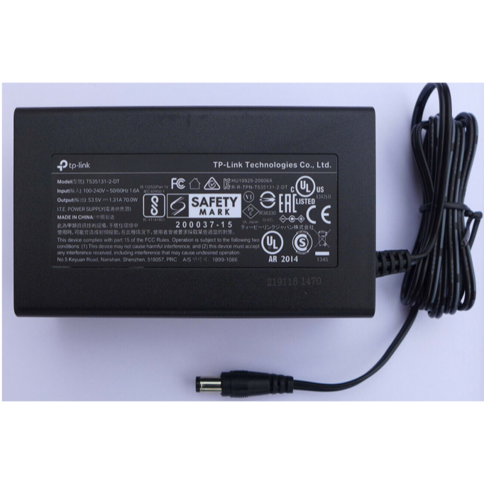 TP-Link T535131-2-DT POE Switching Power Adapter 53.5V 1.31A 70W 2.43A 130W (5.5*2.1 มม.)
