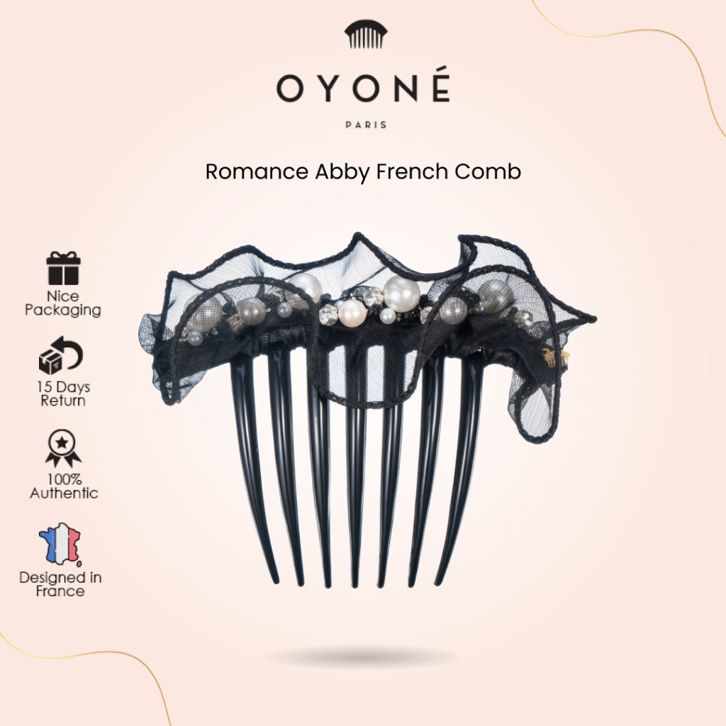 โอยอน | Romance Abby French Comb | เครื่องประดับผม | กิ๊บติดผม | ปิ่นปักผม | เซพิท รามบู | 插梳