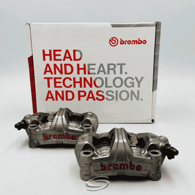 [ใช้แล้ว] Brembo GP4-MS เบรคคาลิปเปอร์ 100mm Brembo Kawasaki BMW Ducati Aprilia MV Agusta