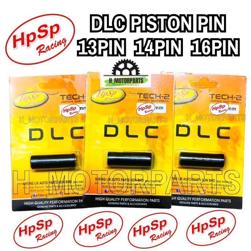 Hpsp RACING DLC PISTON PIN LC135 Y15ZR FZ150 13PIN 14PIN 16PIN 36 มม.38 มม.43 มม.45 มม.45.5 มม.48.5 มม.COATED COATING ESR NLK