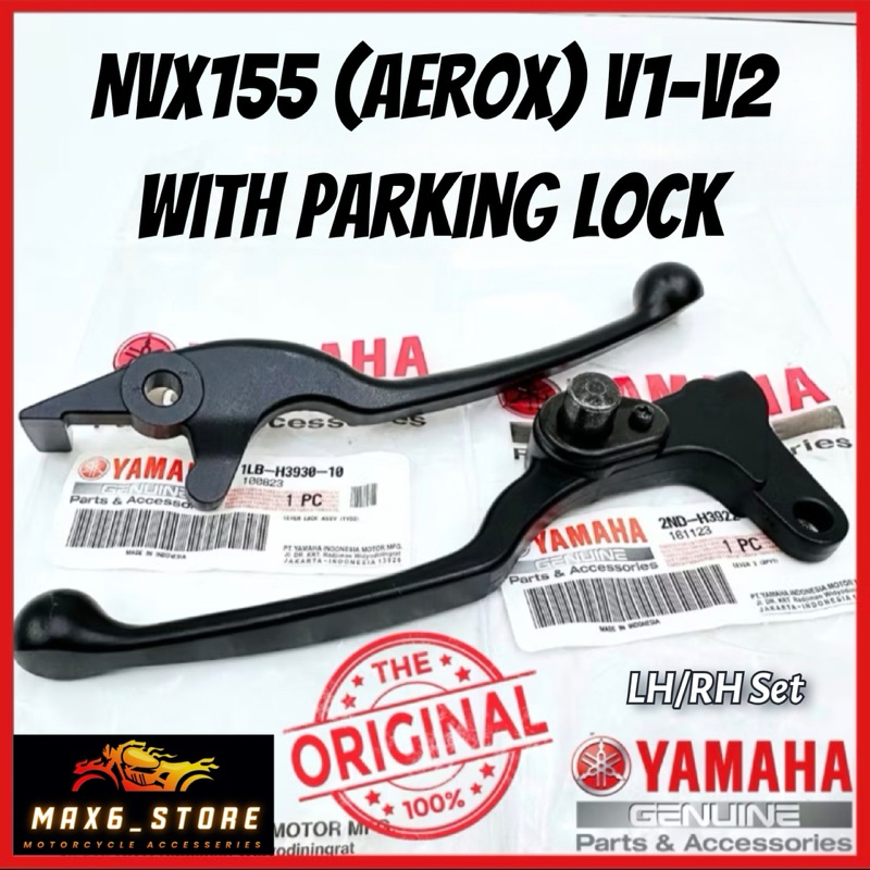 YAMAHA NVX155 ชุดคันโยกเบรค (2 ชิ้น RH&LH) NVX AEROX V1 V2 V3 LEVER MADE IN NVX155 เบรค