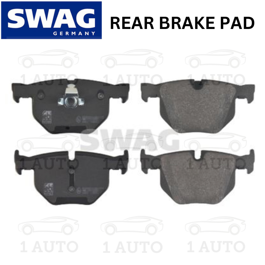 SWAG GERMANY REAR (BELAKANG) ผ้าเบรค BMW E60 520d 520i 523i 525i 530i 530d E63 E64 630i