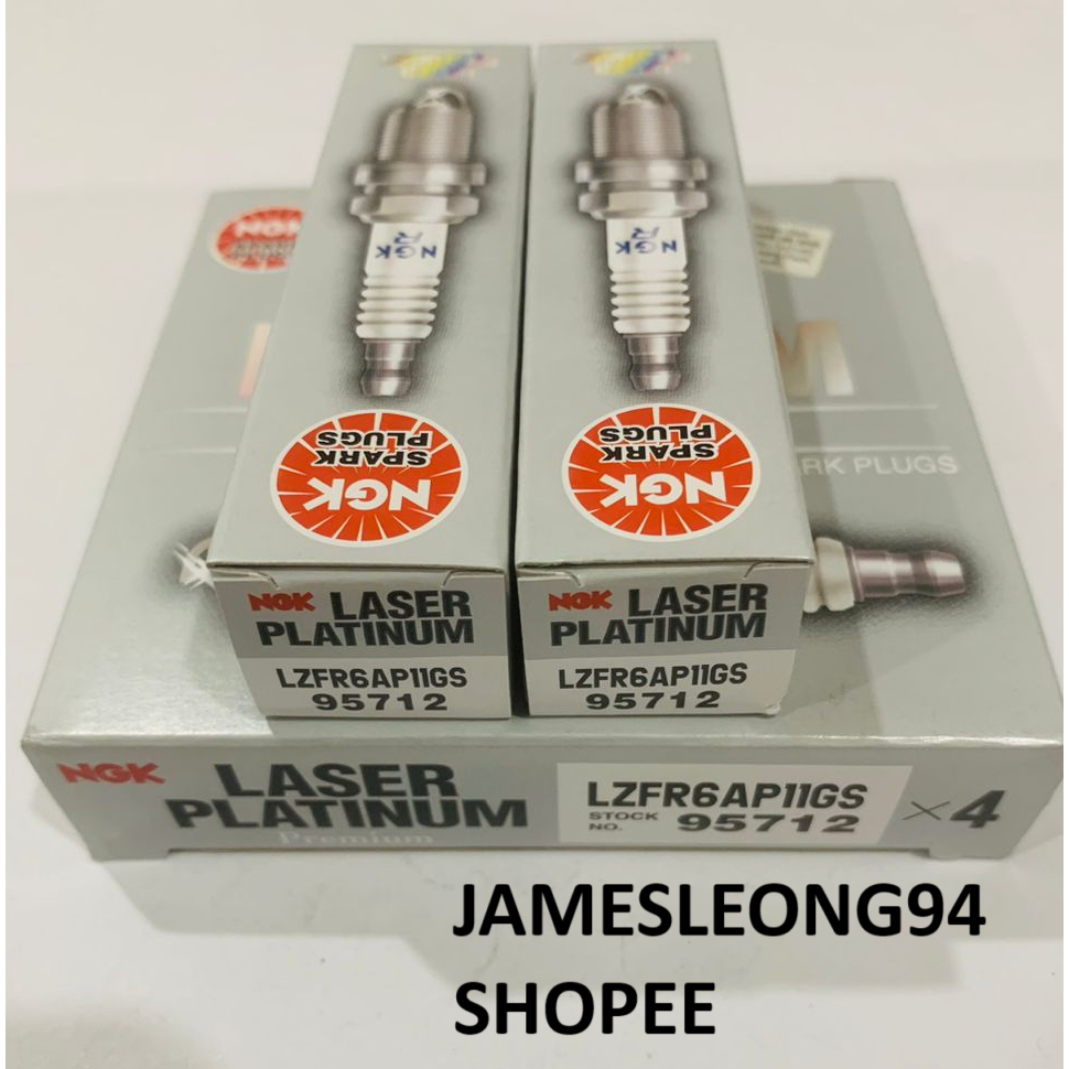 NGK LZFR6AP11GS (95712) NGK LASER PLATINUM SPARK PLUG BMW E81 E87 E90 E91 E92 E93 E60 E61 F11 E64 F0