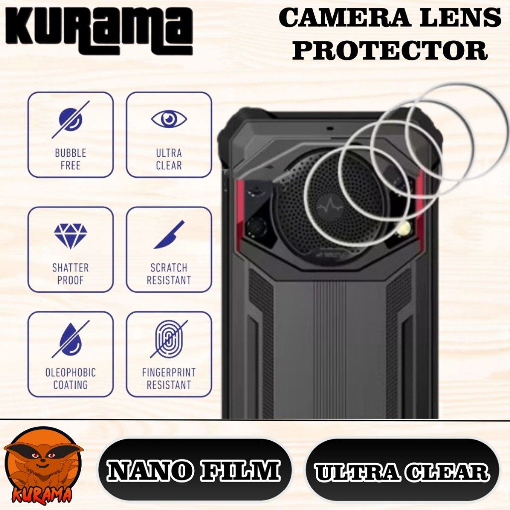 FossiBot F102 / F101 Pro / F101 เลนส์กล้องหลัง Soft Protector