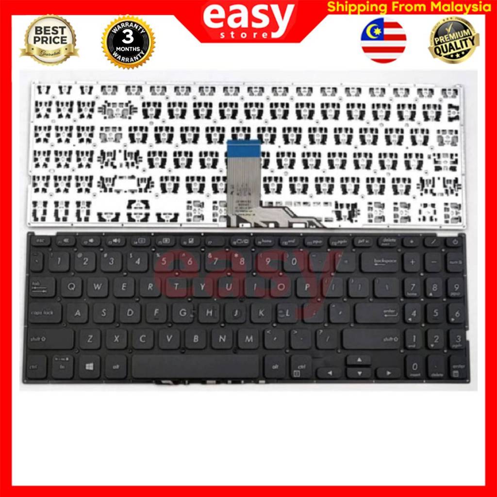 Asus Vivobook X512 X512FA X512DA X512UA X512UB FL8700FJ/DA/FB แป้นพิมพ์แล็ปท็อป