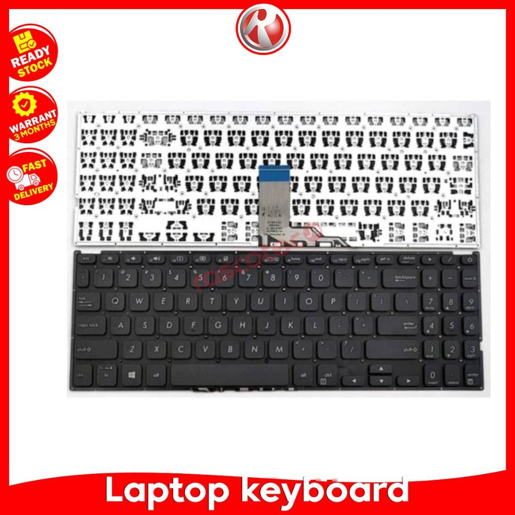 Asus Vivobook X512 X512FA X512DA X512UA X512UB FL8700FJ/DA/FB แป้นพิมพ์แล็ปท็อป