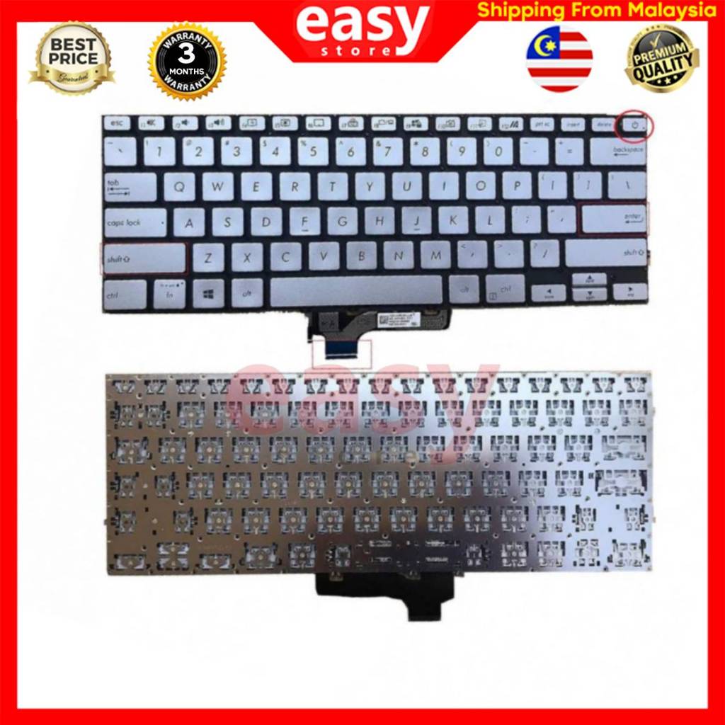 Asus VivoBook S14 X431 X431FAC UX431 UX431U UX431F V431 K431 S431 U4500F S4500 แป้นพิมพ์แล็ปท็อป