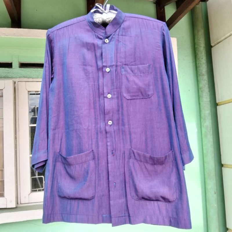 Baju Melayu Purple XS Preloved Top Only