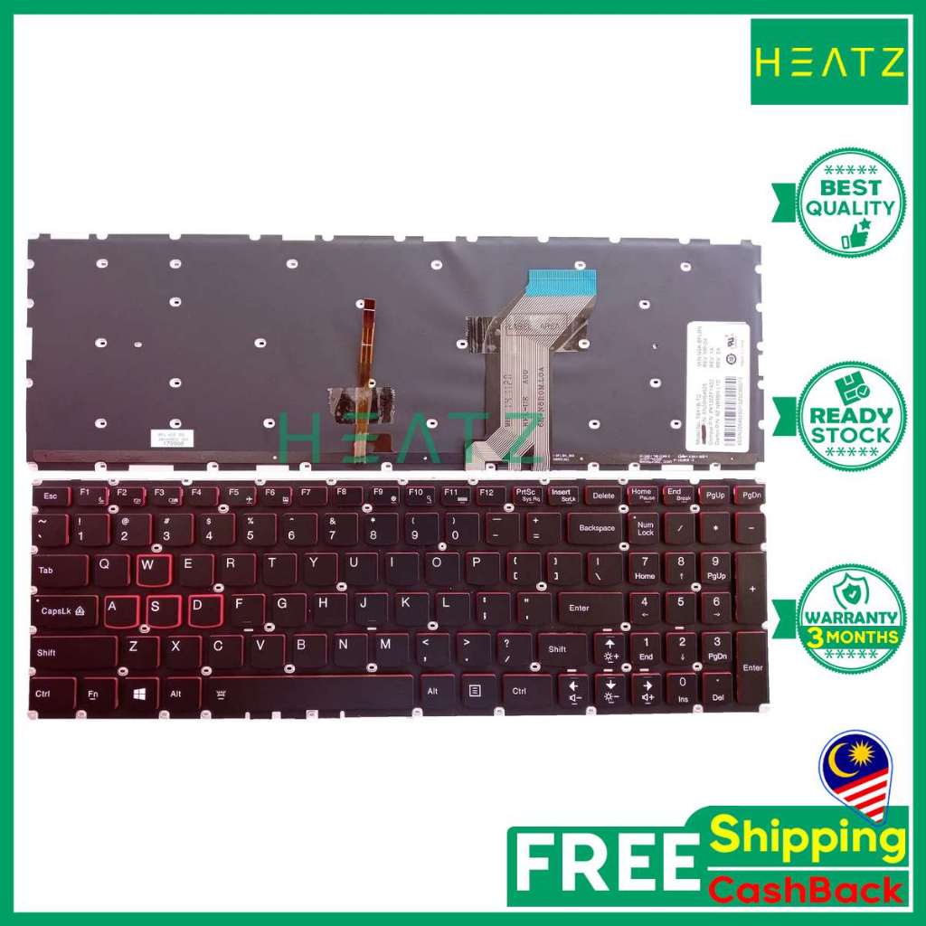 Lenovo Rescuer 15lSK Y700-15 Y700-15ISK Y700-17ISK Y700-15ACZ US คีย์บอร์ด