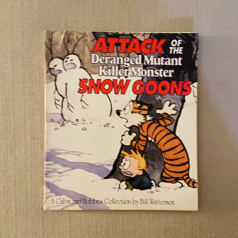 Attack of the Deranged Mutant Killer Monster Snow Goons Calvin และ Hobbes การ์ตูนมือสอง Preloved การ