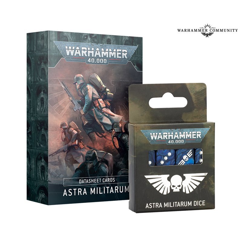 WARHAMMER 47-02 การ์ด DATASHEET: ASTRA MILITARUM (ENG)/ 47-05 WARHAMMER 40000: ASTRA MILITARUM DICE